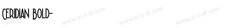 Ceridian Bold字体转换